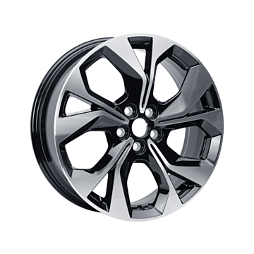 Ford Mustang Mach-E (07-2020 - ..) lichtmetalen velg 19" 5 x 2-spaaks design, Liquid Ebony
