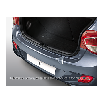 Hyundai i10 (2010 - 2014) achterbumper beschermfolie, transparant