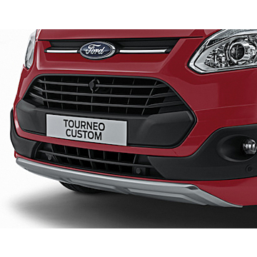 Ford Tourneo Custom / Transit Custom (08/2012 - 01/2018) skid plate voorbumper zilver