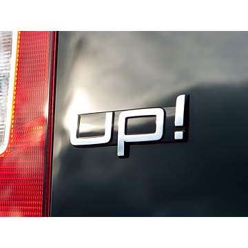 Volkswagen Up! tekst achterklep