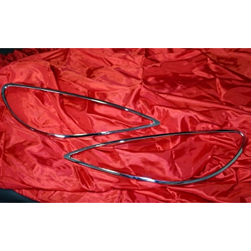 Musketier Peugeot 307 achterlichtspoilers, ABS verchroomd hatchback