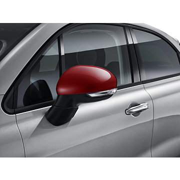Fiat 500X spiegelkappen rood