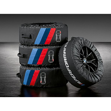 BMW M-Performance tire bags with handle