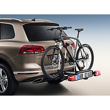 Volkswagen fietsendrager (inklapbaar) voor op trekhaak, 2 fietsen