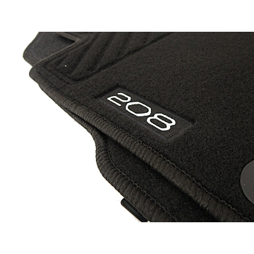 Peugeot 208 (2019 - ..) floor mats needle felt