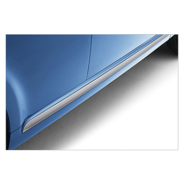 Citroën C1 (2005 - 2014) / Peugeot 107 dorpelsierlijsten aluminium-look