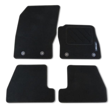 Ford Focus (02/2015 - 03/2018) vloermatten zwart met logo RHD