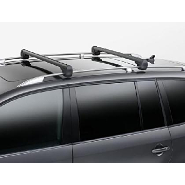 Volkswagen Touran 2003 - 2015 dakdragers, zwart, met dakrailing