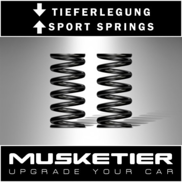 Musketier Peugeot 206 verlagingsverenset ca. 45-50 mm hatchback, SW, CC & RC