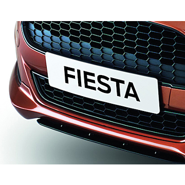 Ford Fiesta (11/2012 - 06/2017) splitter voorbumper Magnetic grijs