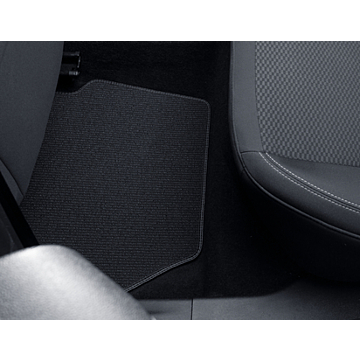 Ford Fiesta (07/2017 - 2023) Performance vloermatten achter, zwart