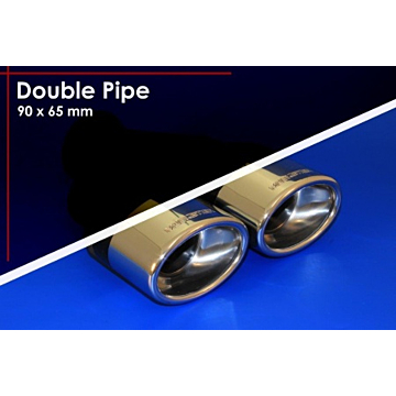 Musketier Citroën C1 sporteinddemper li/re, 2x90x65 mm duplex