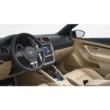 Volkswagen EOS 2006 - 2011 interior decals in piano-look for middle consol/doors