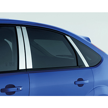 Ford Focus (07/2004 - 12/2010) hatchback chrome styling verchroomd 3-drs