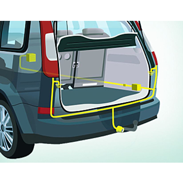 Ford Mondeo (09/2014 - ..) wagon elektrische aansluitset voor trekhaak 13-pins