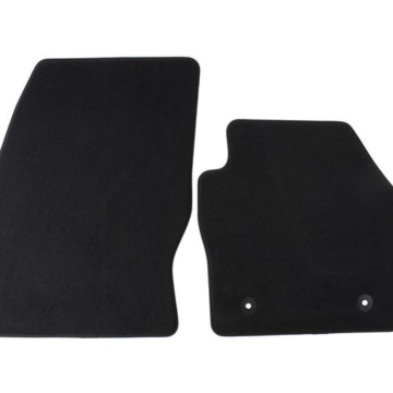 Ford C-MAX (11/2010 - 11/2014) vloermatten velour voorzijde, antraciet met zwart Nukub randen