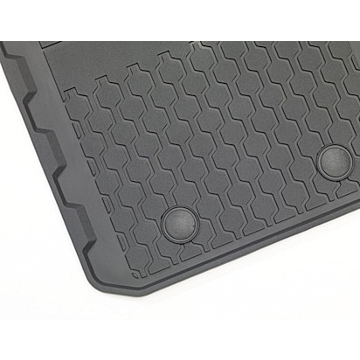 Ford Ranger (11/2011 - 11/2022) vloermatten, all-weather voor en achter, zwart voor dubbele cabine