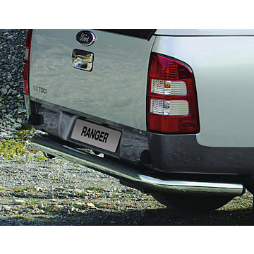 Ford Ranger (2006 - 10/2011) achter bar verchroomd 4x4 zonder parkeersensoren