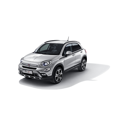Fiat 500X sticker zijkant grijs
