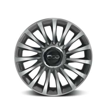 Fiat 500L set lichtmetalen velgen 17” brunex - grijs