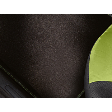 Ford Ka (09/2008 - 05/2016) vloermatten, premium velours achter, zwart met individual logo