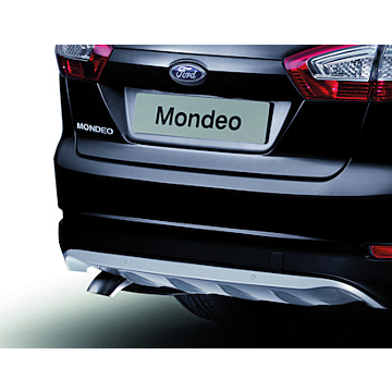 Ford Mondeo (09/2010 - 08/2014) achterbumperdiffuser zilver