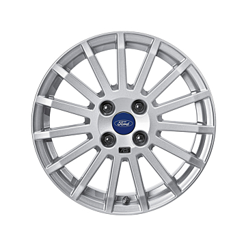Ford Fiesta (09/2008 - 06/2017) lichtmetalen velg 16" 15-spaaks RS-design, zilver