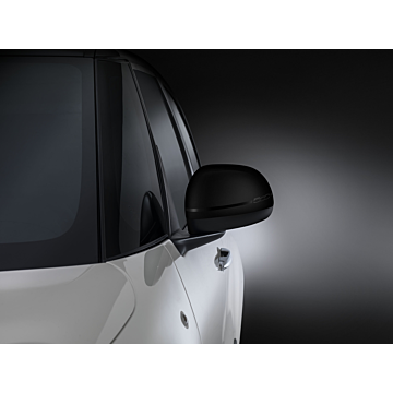 Fiat 500L spiegelkappen zwart met keramiek-effect